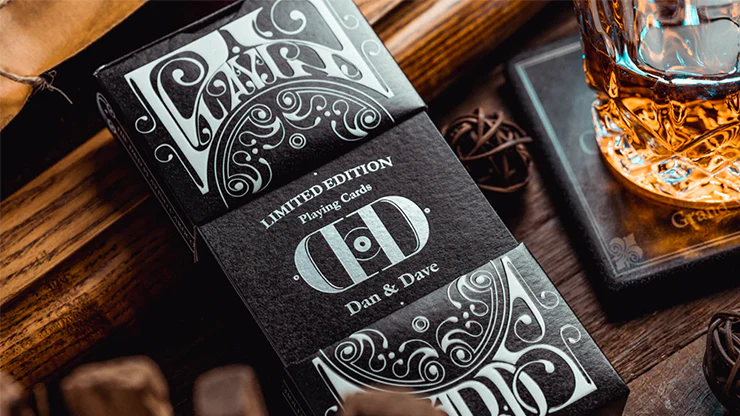 Smoke & Mirrors v8 Black Deluxe Playing Cards USPCC