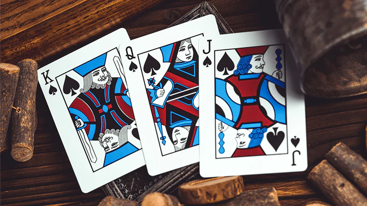 Smoke & Mirrors V9 Blue Edition Playing Cards USPCC - Image 4