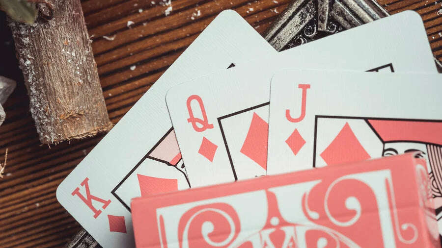 Smoke & Mirrors v9 Pink Playing Cards USPCC - Image 3