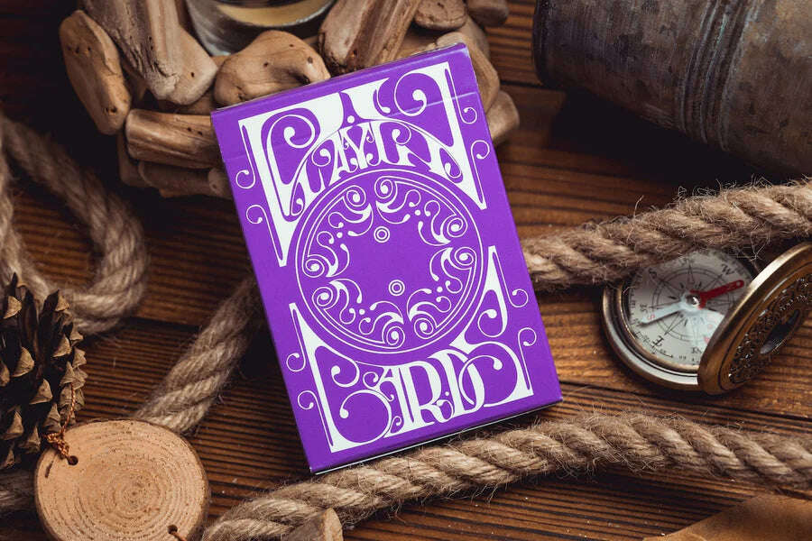 Smoke & Mirrors v9 Purple Playing Cards USPCC - Image 8