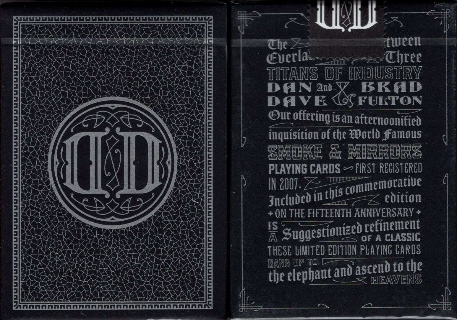 Smoke & Mirrors x Fulton Playing Cards USPCC - Image 2