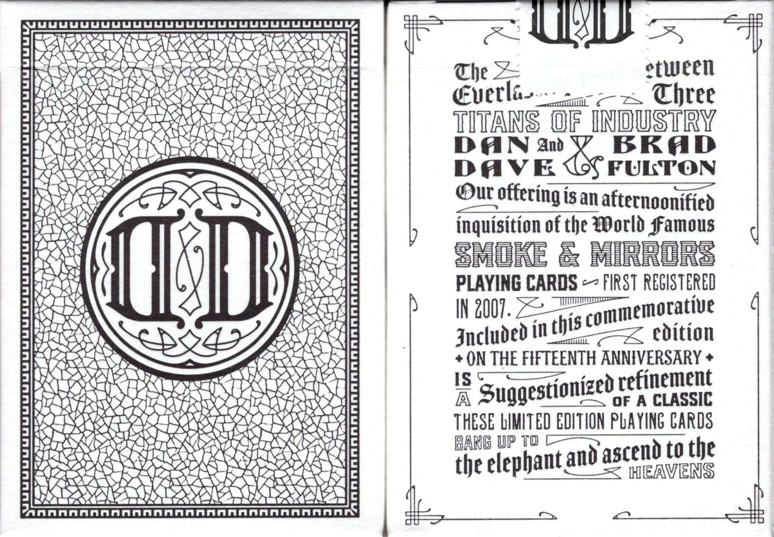 Smoke & Mirrors x Fulton Playing Cards USPCC - Image 3