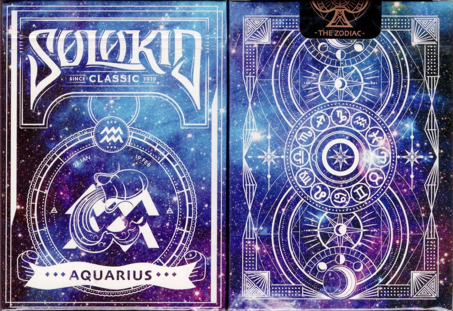 Solokid Constellation Series Aquarius Playing Cards MPC