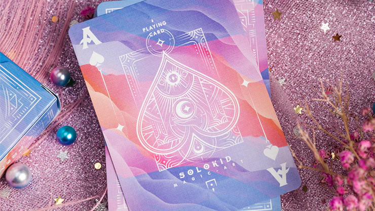 Solokid Rainbow Dream Purple Blue Playing Cards TPCC - Image 4