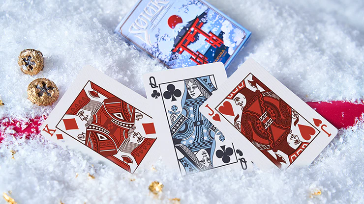 Solokid Sakura Blue Playing Cards MPC - Image 4
