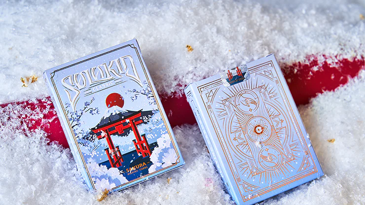 Solokid Sakura Blue Playing Cards MPC - Image 7