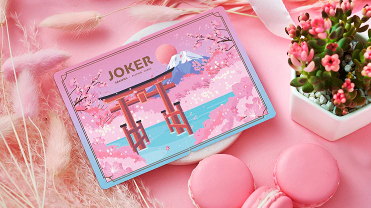 Solokid Sakura Pink Playing Cards MPC - Image 3