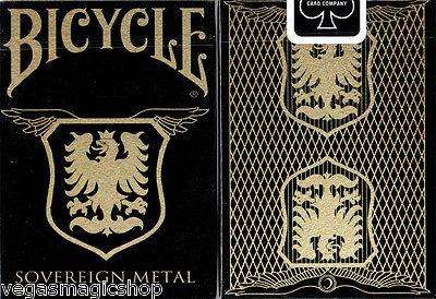 Sovereign Metal Copper & Stainless Steel 2 Deck Set Bicycle Playing Cards - Image 2