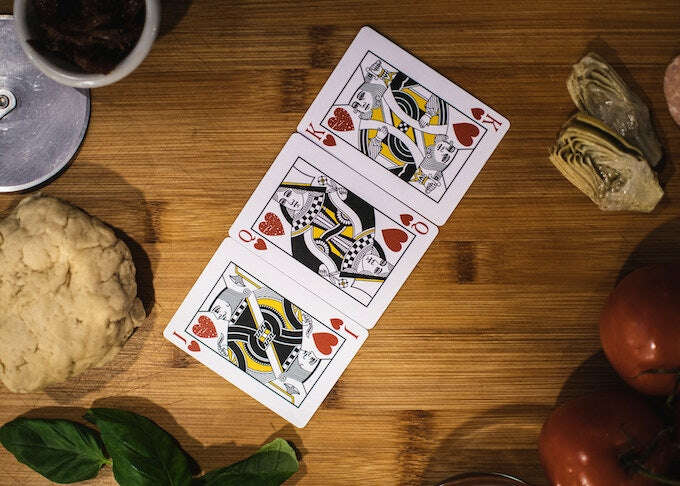 Space Pizza Marked Playing Cards WJPC - Image 2