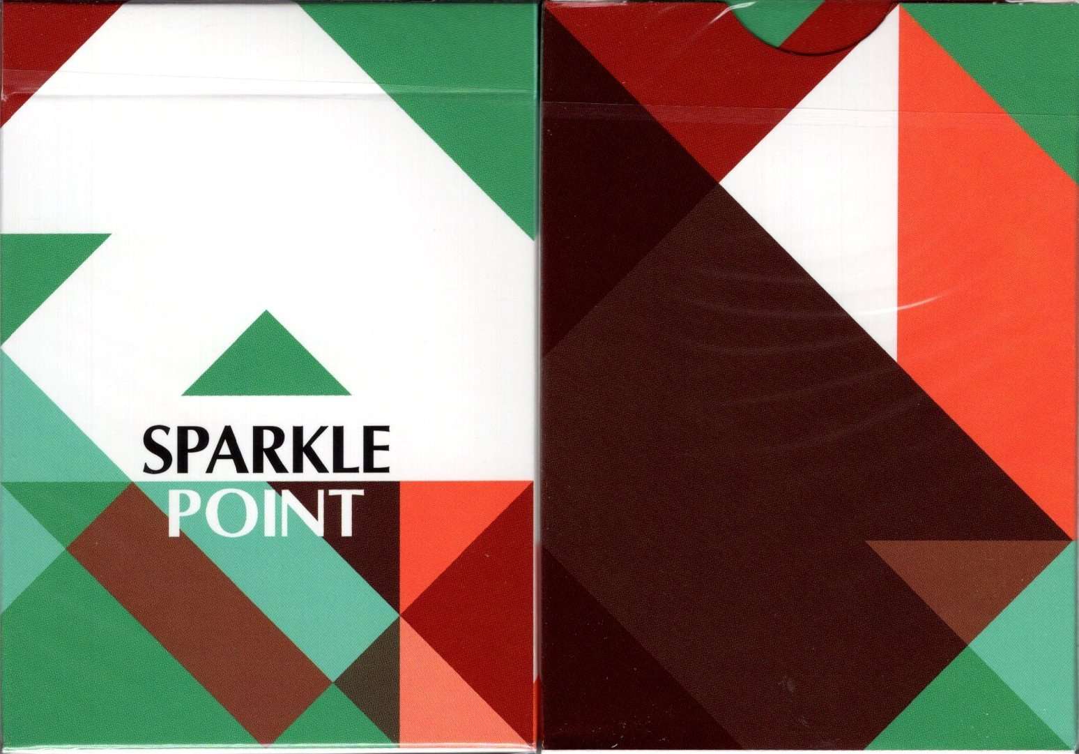 Sparkle Point Green Playing Cards USPCC
