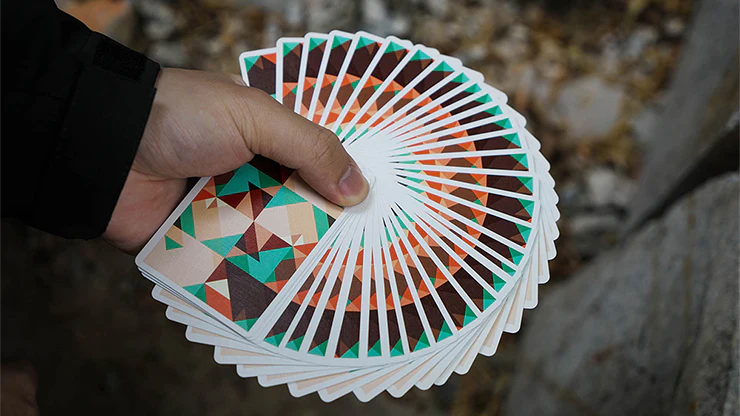 Sparkle Point Green Playing Cards USPCC - Image 4