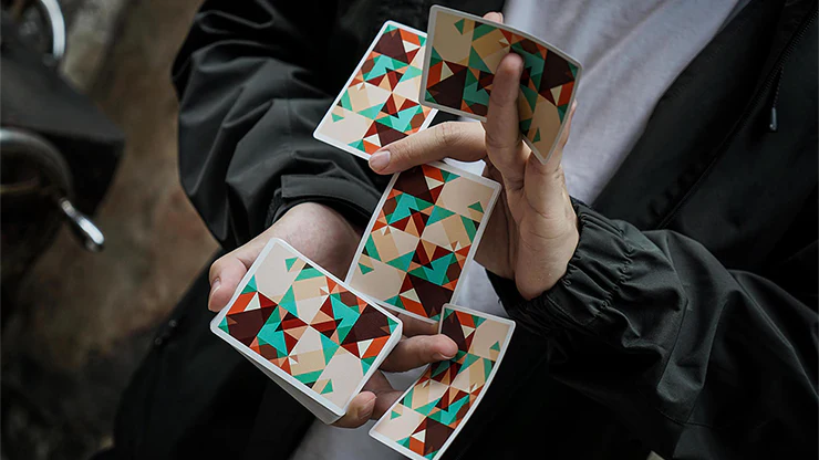 Sparkle Point Green Playing Cards USPCC - Image 5