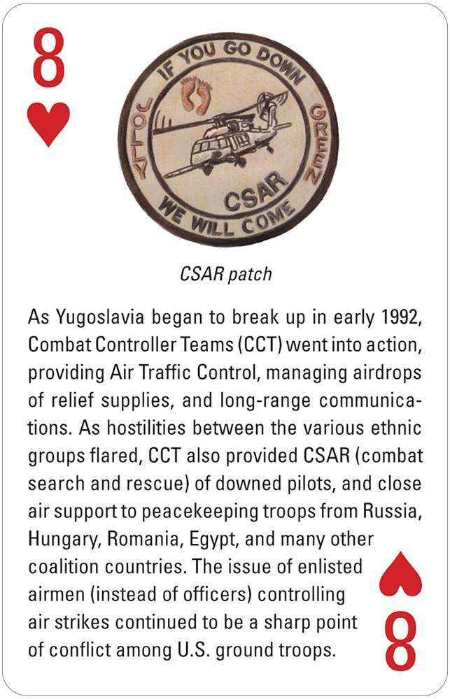 Special Ops & Elite Forces Air Force Playing Cards USGS - Image 3