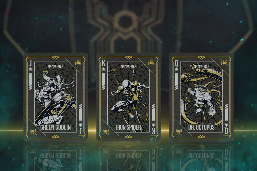 Spider-Man: Black & Gold Playing Cards - Image 9