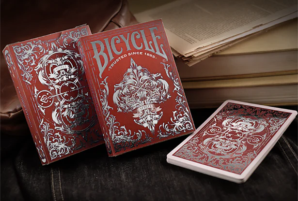 Spirit II Red MetalLuxe Bicycle Playing Cards - Image 2