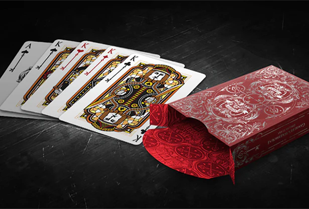 Spirit II Red MetalLuxe Bicycle Playing Cards - Image 6