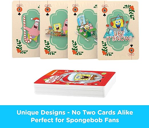 SpongeBob Holiday Playing Cards by Aquarius - Image 2