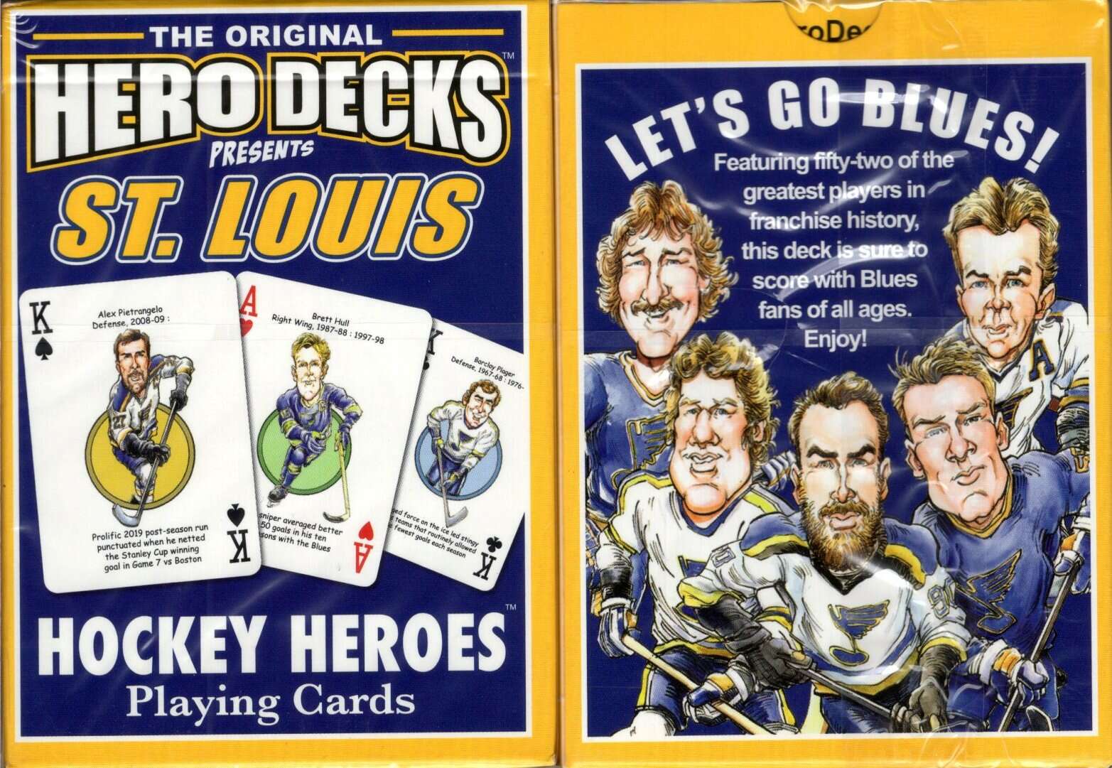 St. Louis Hockey Heroes Playing Cards