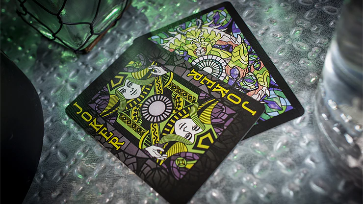 Stained Glass Behemoth Bicycle Playing Cards - Image 4