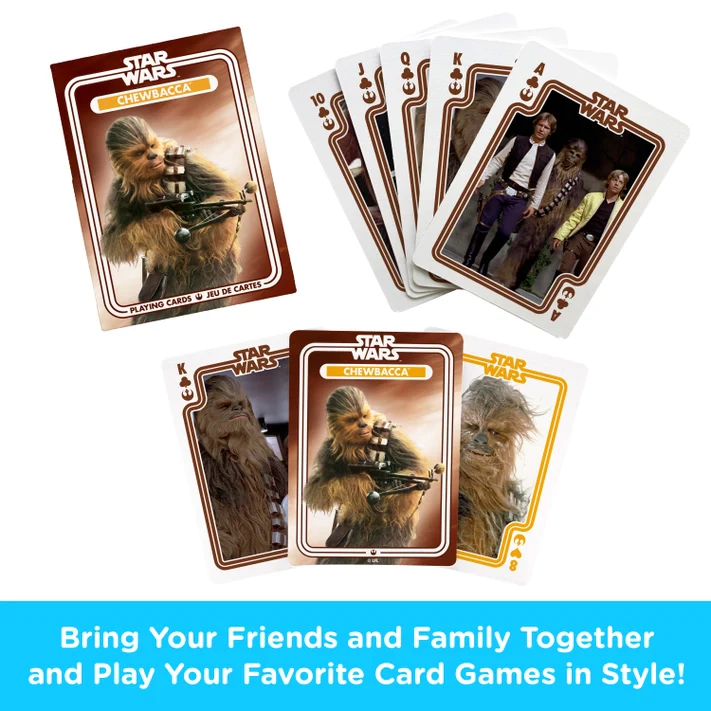 Star Wars Chewbacca Playing Cards by Aquarius - Image 2
