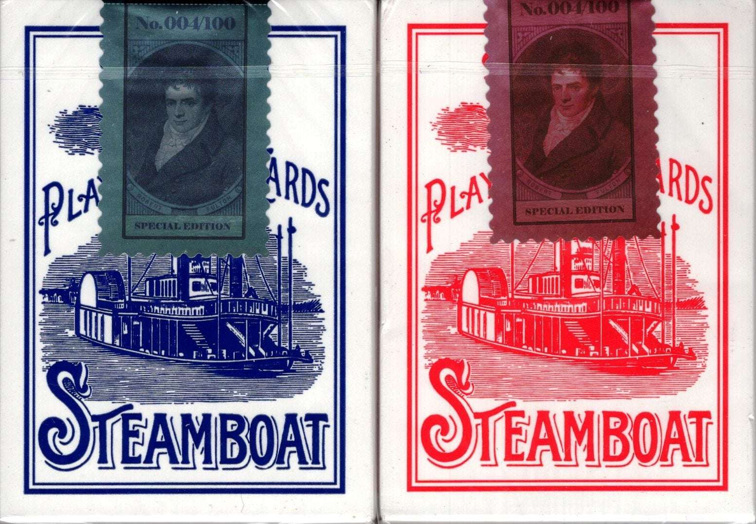 Steamboat Gilded 2 Deck Set USPCC - Image 2