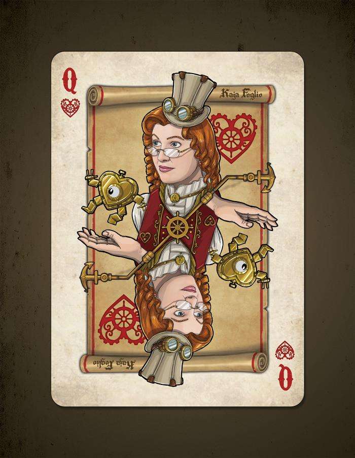 Steampunk Pirates Bicycle Playing Cards - Image 6