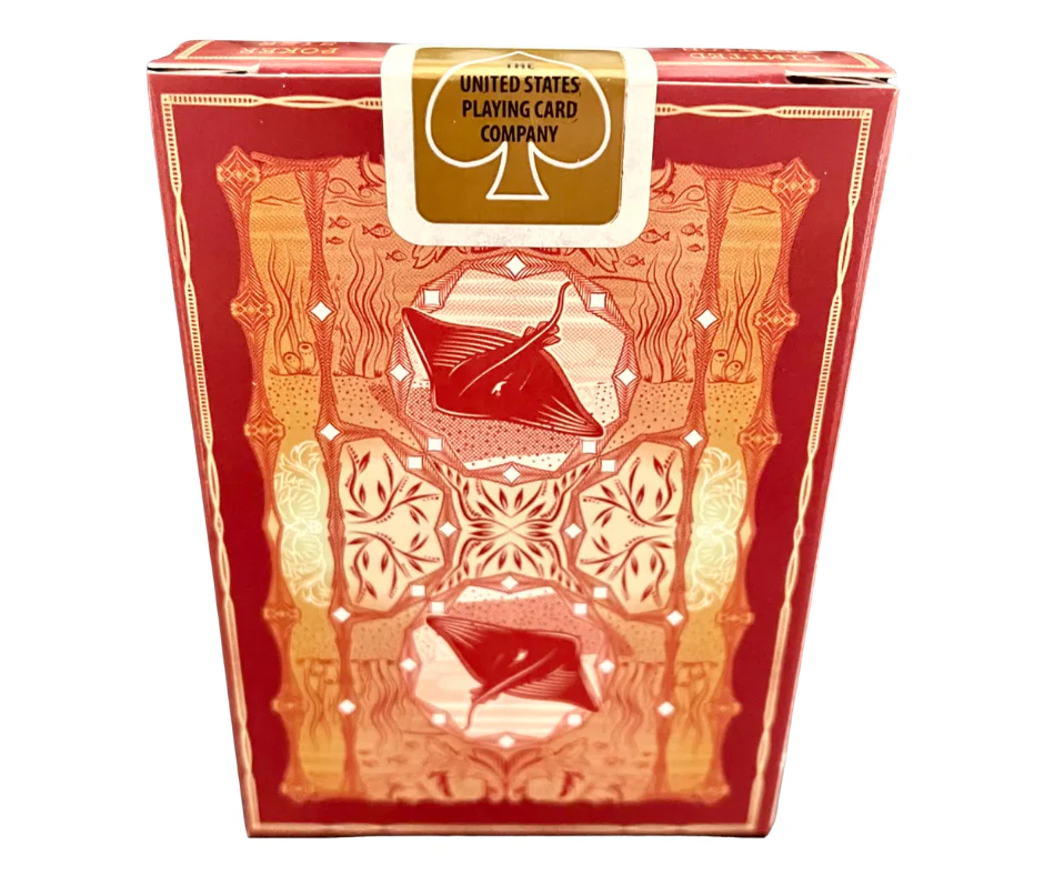 Stingray Orange Gilded Bicycle Playing Cards - Image 2