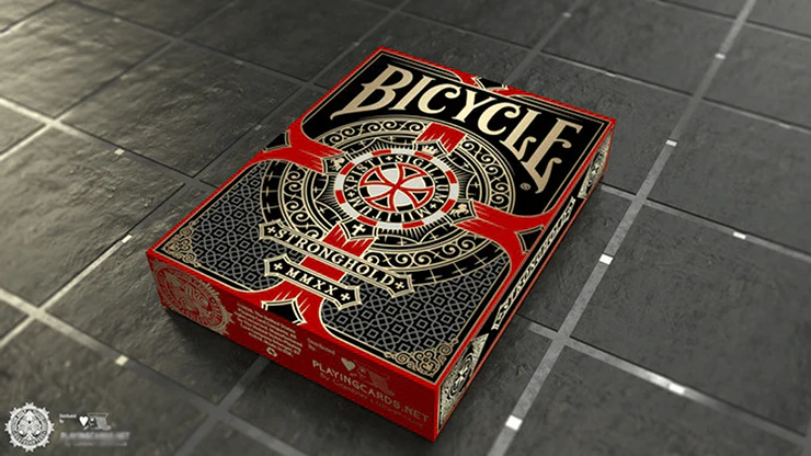 Stronghold Crimson Bicycle Playing Cards - Image 2
