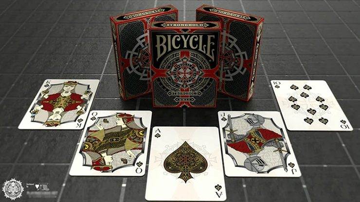 Stronghold Crimson Bicycle Playing Cards - Image 5