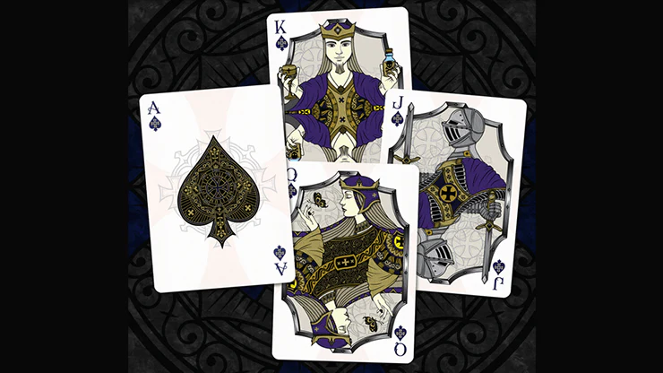 Stronghold Sapphire Special Edition Playing Cards USPCC - Image 2