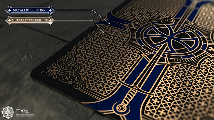 Stronghold Sapphire Special Edition Playing Cards USPCC - Image 3