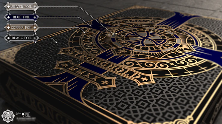 Stronghold Sapphire Special Edition Playing Cards USPCC - Image 5