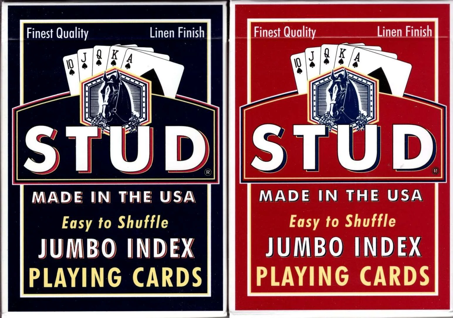 Stud Jumbo Index 2 Deck Set USPCC