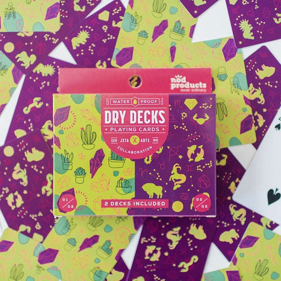 Succulent Skies Plastic Playing Cards 2 Deck Set - Image 2