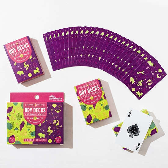 Succulent Skies Plastic Playing Cards 2 Deck Set - Image 3