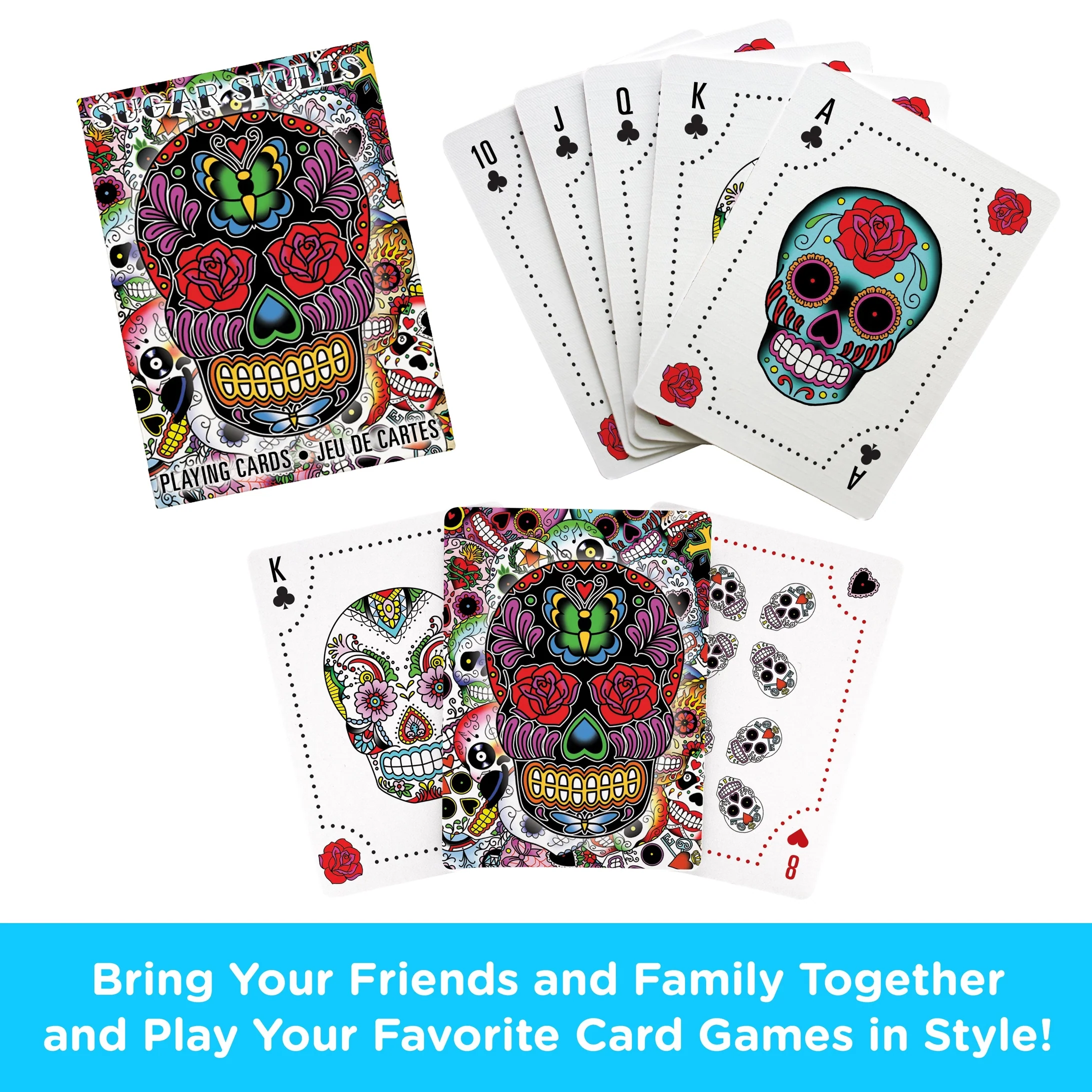 Sugar Skulls Playing Cards – Inspired by Lowbrow Pop Surrealism - Image 4