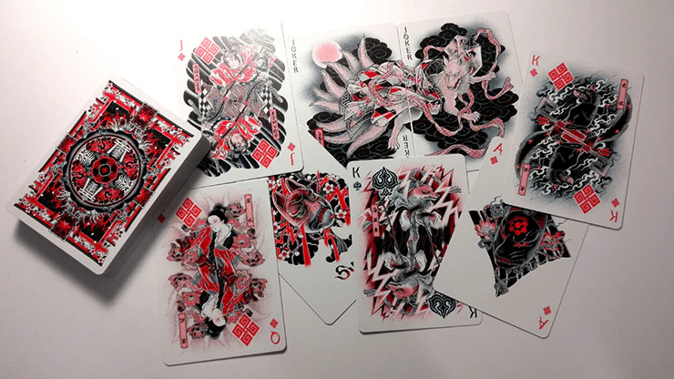 Sumi Kitsune Tale Teller Playing Cards USPCC - Image 3