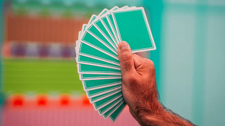Summer NOC Pro Sunrise Teal Marked Playing Cards USPCC - Image 4