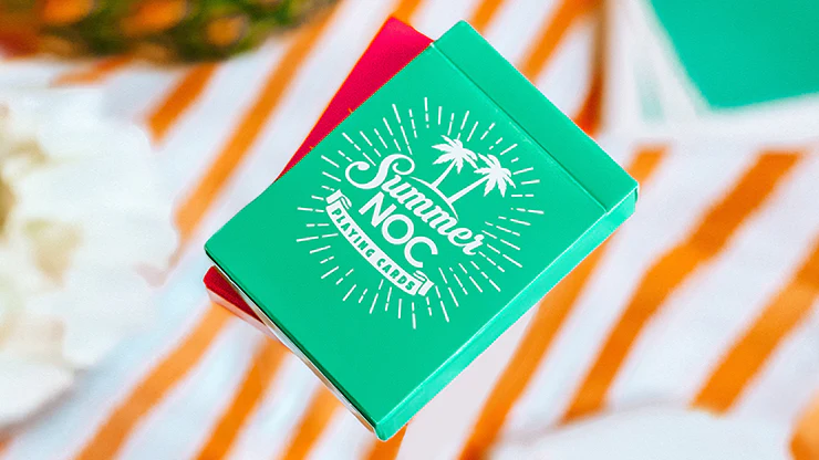 Summer NOC Pro Sunrise Teal Marked Playing Cards USPCC - Image 7