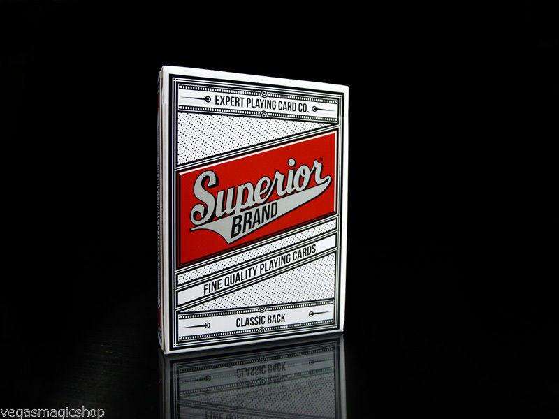 Superior Brand Red Classic Back Readers Playing Cards Deck EPCC - Image 4