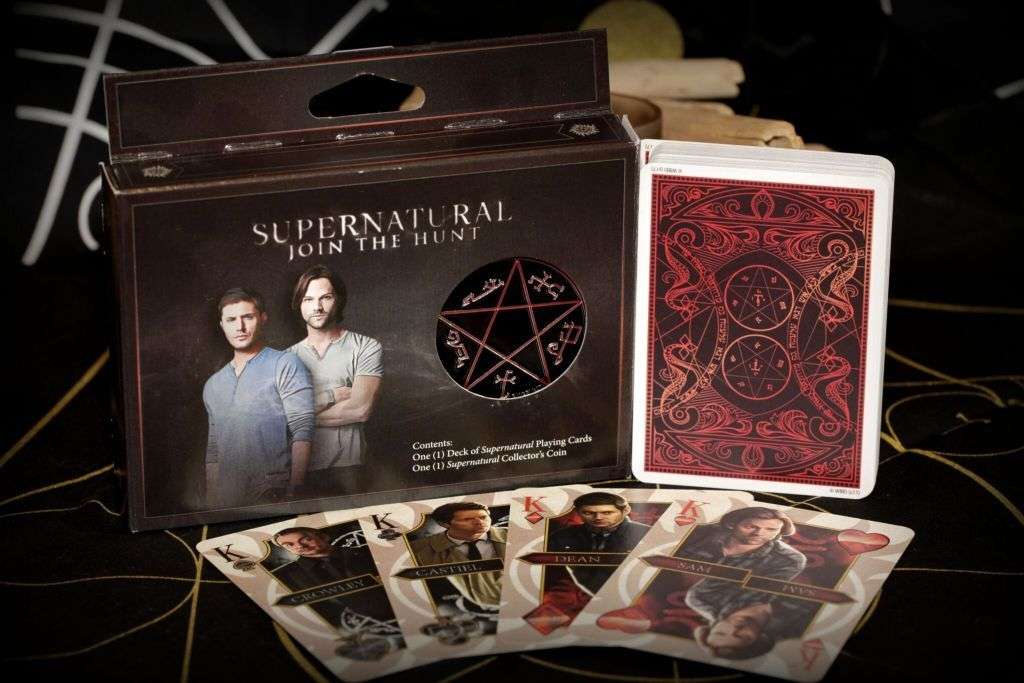 Supernatural Playing Cards and Devil’s Trap Coin - Image 2