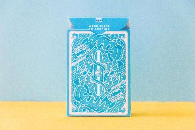 Surfboard Marked Playing Cards USPCC - Image 11