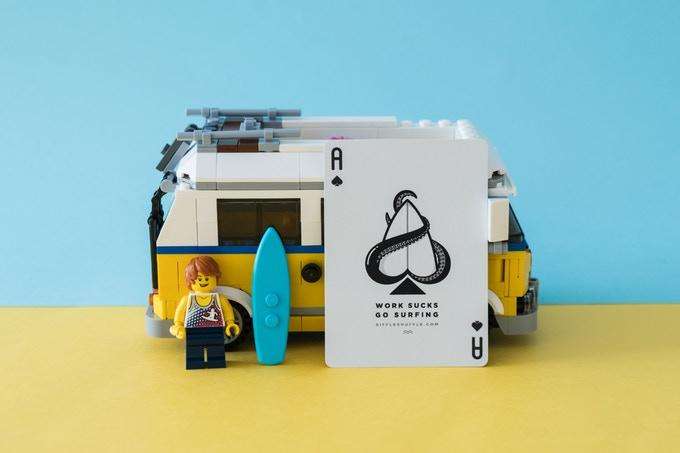 Surfboard Marked Playing Cards USPCC - Image 3