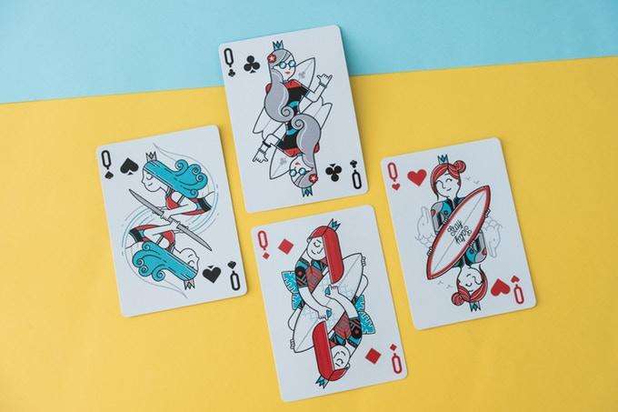 Surfboard Marked Playing Cards USPCC - Image 5