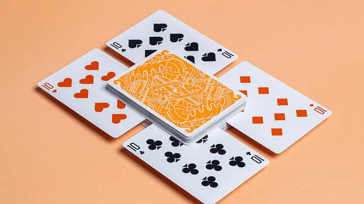 Surfboard v2 Marked Gilded Playing Cards USPCC - Image 3