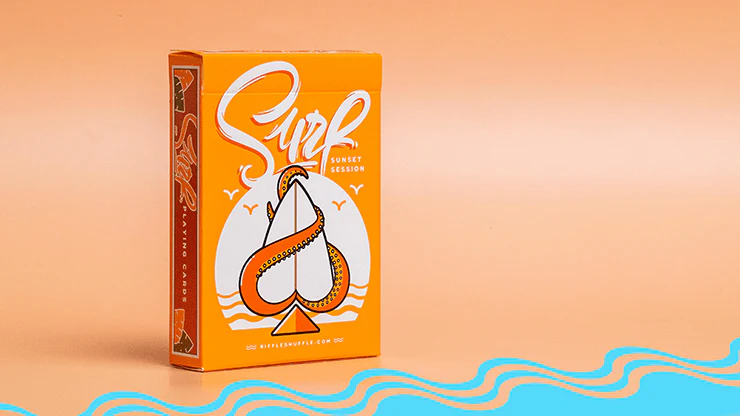 Surfboard v2 Marked Gilded Playing Cards USPCC - Image 7