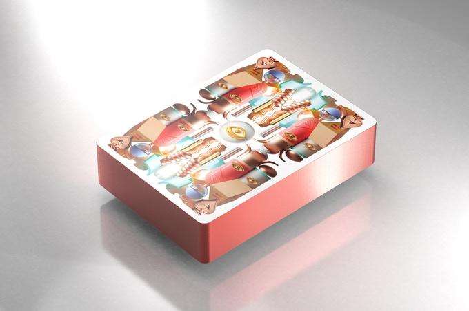Surrealism Rose Gold Gilded Bicycle Playing Cards - Image 2
