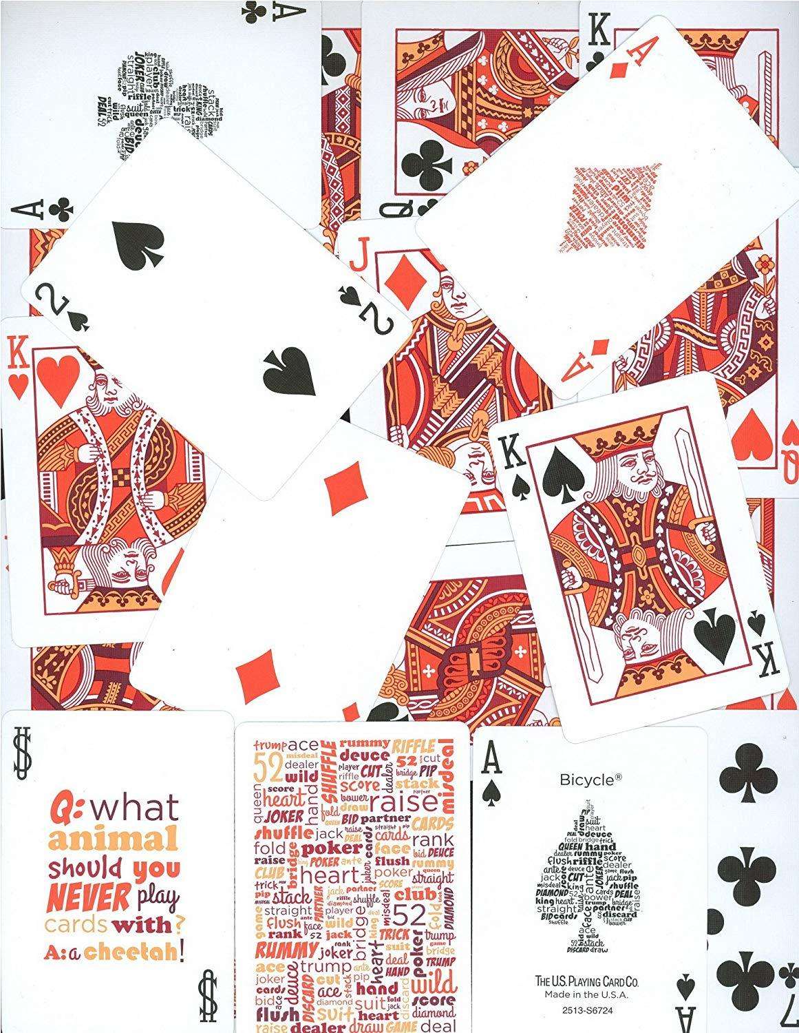 Table Talk Red Bicycle Playing Cards - Image 2