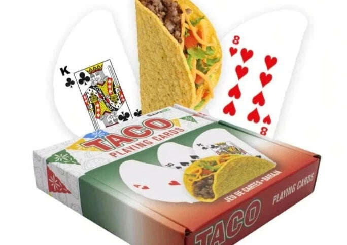 Taco Shaped Playing Cards GAMAGO