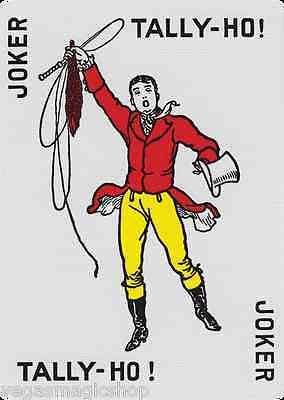 Tally-Ho Fan Back 2 Deck Set Blue & Red Playing Cards - Image 6
